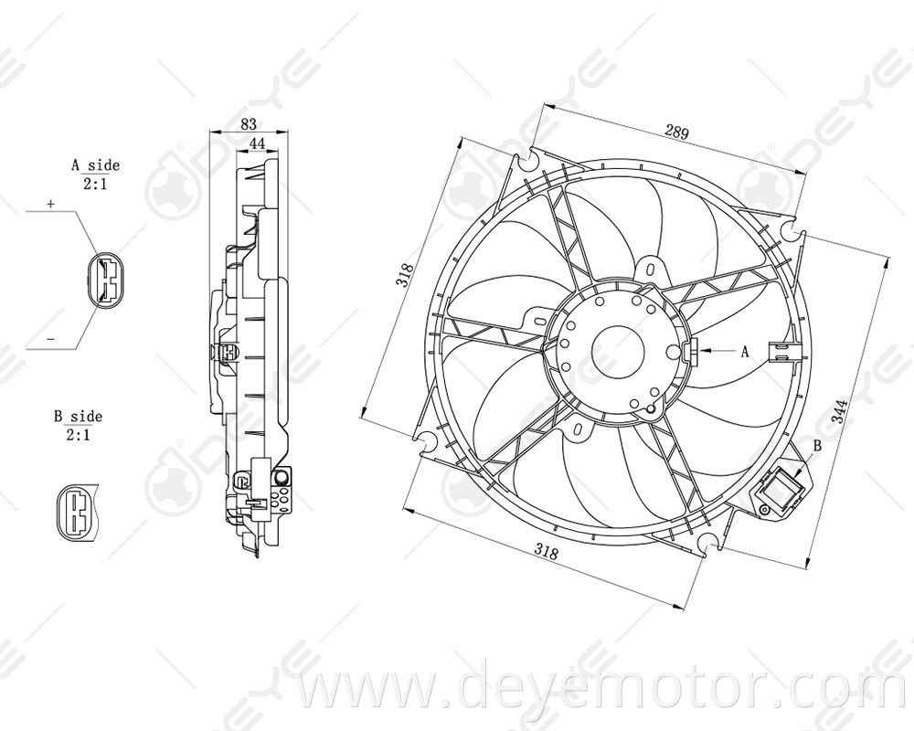 214810011R 214810028R 214819402R 214819037R cooling fan for RENAULT MEGANE GRAN TOUR